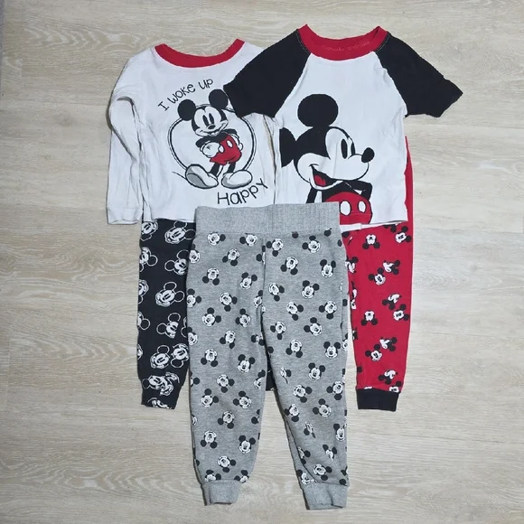 Disney Mickey Mouse Kids Pajama Set - Picture 1 of 4